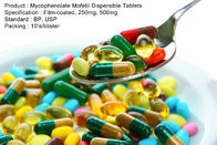 De Verspreidbare film-Met een laag bedekte Tabletten van Mycophenolatemofetil, 250mg, de Mondelinge Medicijnen van 500mg