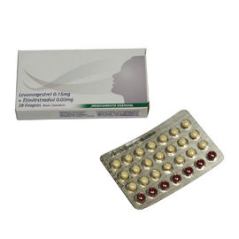 Levonorgestrel en Ethinyl-estradioltabletten Contraceptieve Mondelinge Medicijnen van 0.15mg + van 0.03mg