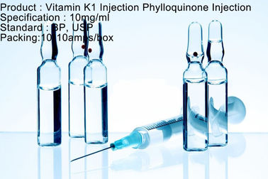Injectie van het vitaminek1 Phylloquinone de Kleine Volume 10mg/1ml