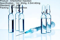 Antimalarial van de de Injectiedosering van Agentenartemether Antimalarial Medicijn 80mg/1ml 40mg/0.5ml