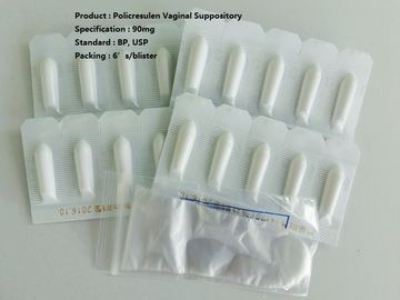 90mg Vaginale de Zetpilgeneeskunde van Policresulen van medicijnzetpillen