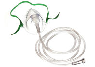 Van het het Medische apparaat Eenvoudige Zuurstofmasker van pvc de Beschikbare Transparante Kleur