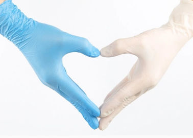Handschoenen van het het Nitrilonderzoek van het poeder de Vrije Beschikbare Medische apparaat met Vingertextuur